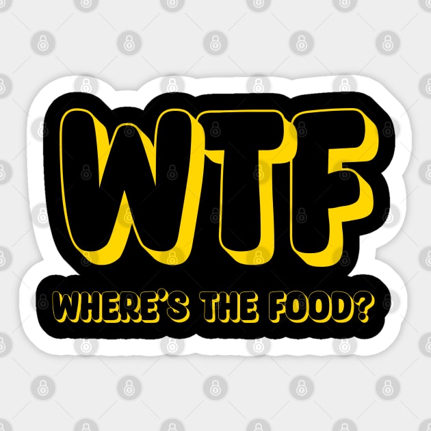 where's the food Sticker by reesea